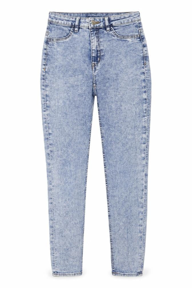 Womens UK Size M H&M Regular Fit Skinny Blue Jeans