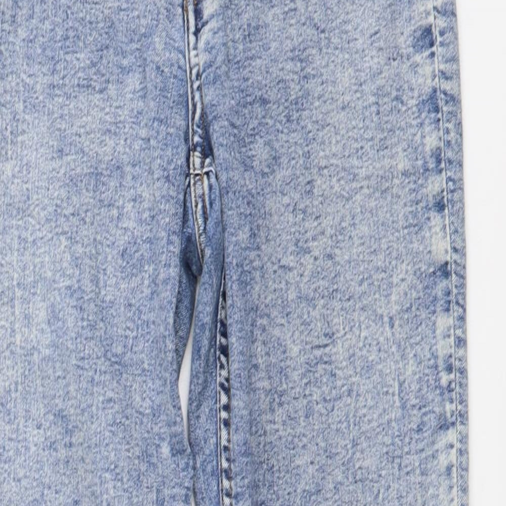 Womens UK Size M H&M Regular Fit Skinny Blue Jeans