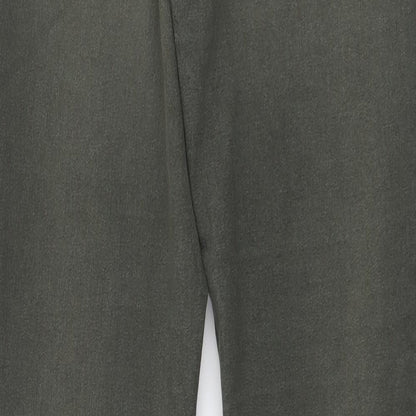 Womens UK Size L H&M Regular Fit Skinny Green Jeans