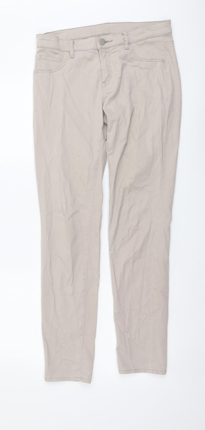 Womens UK Size 28 in Preworn Regular Fit Skinny Beige Jeans