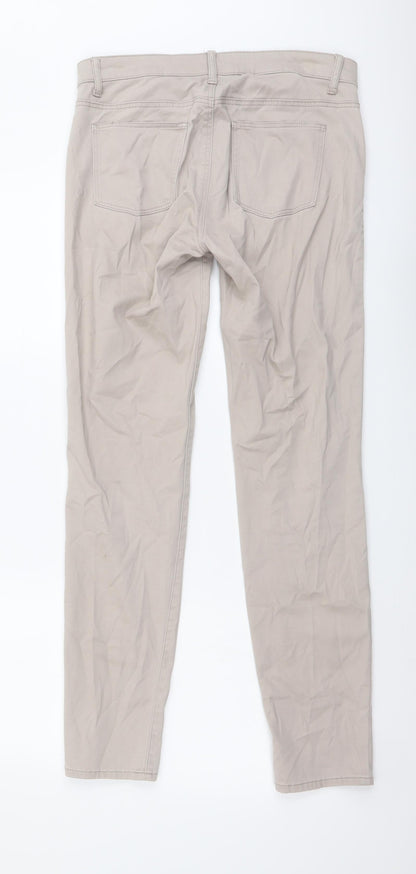 Womens UK Size 28 in Preworn Regular Fit Skinny Beige Jeans