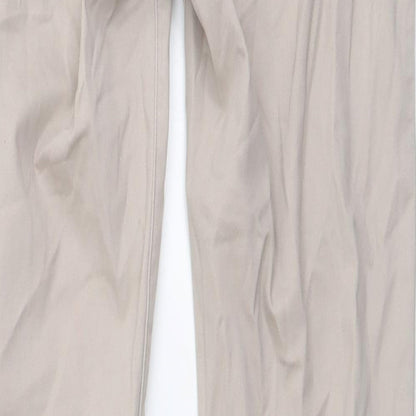 Womens UK Size 28 in Preworn Regular Fit Skinny Beige Jeans