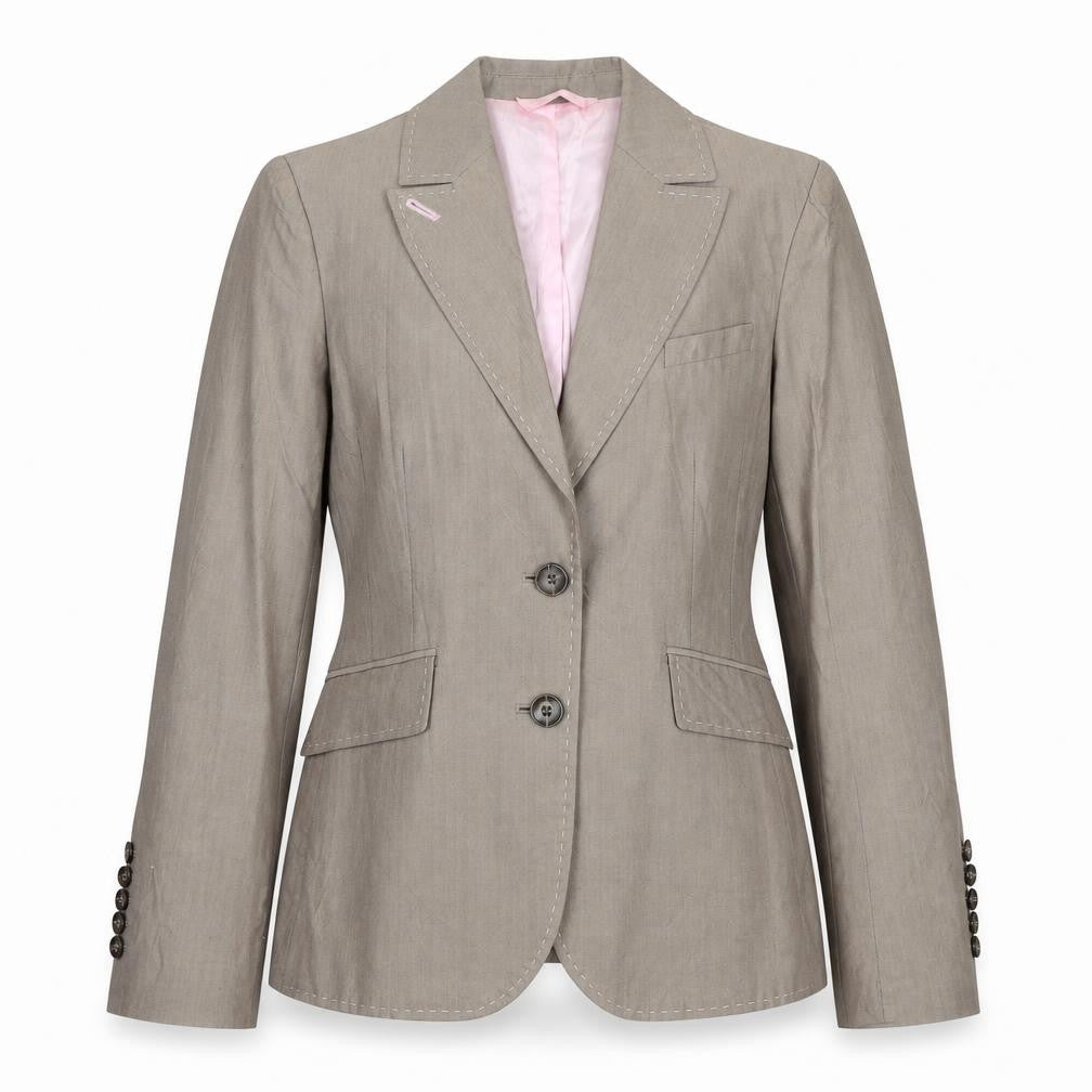 Womens UK Size 12 Mexx Regular Beige Suit Jacket