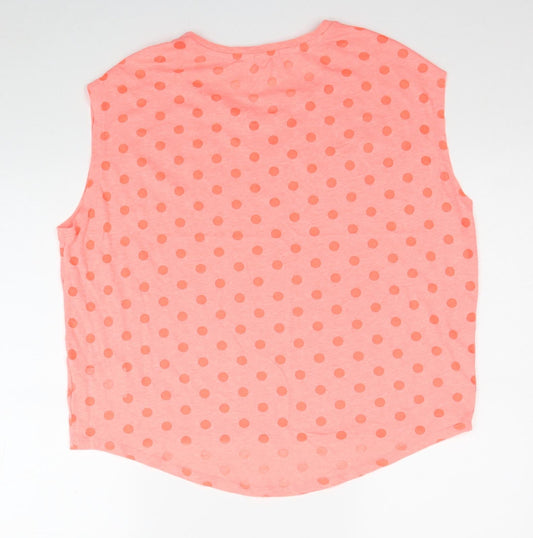 Womens UK Size M Gap Pink Basic T-Shirt