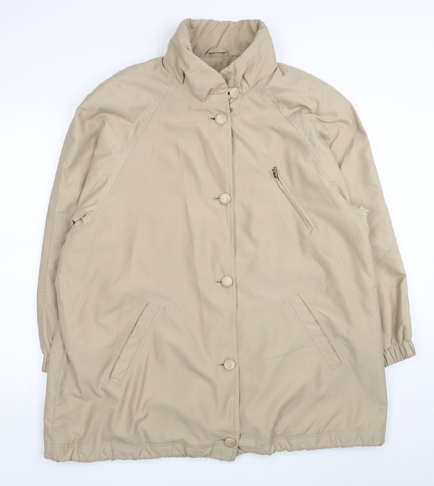 Womens UK Size 14 Marks and Spencer Beige Trench Coat