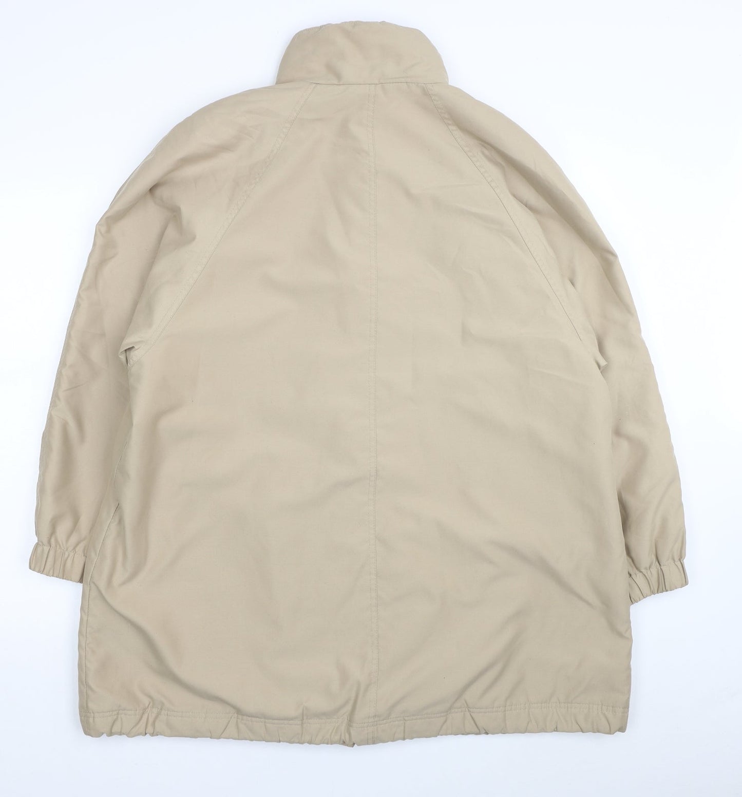 Womens UK Size 14 Marks and Spencer Beige Trench Coat
