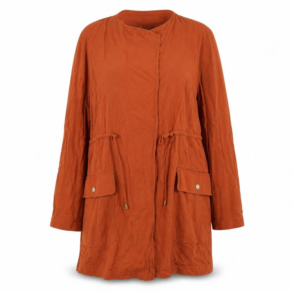 Womens UK Size 14 George Brown Parka Coat