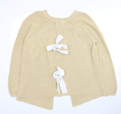 Womens UK Size 12 NEXT Beige Pullover Jumper