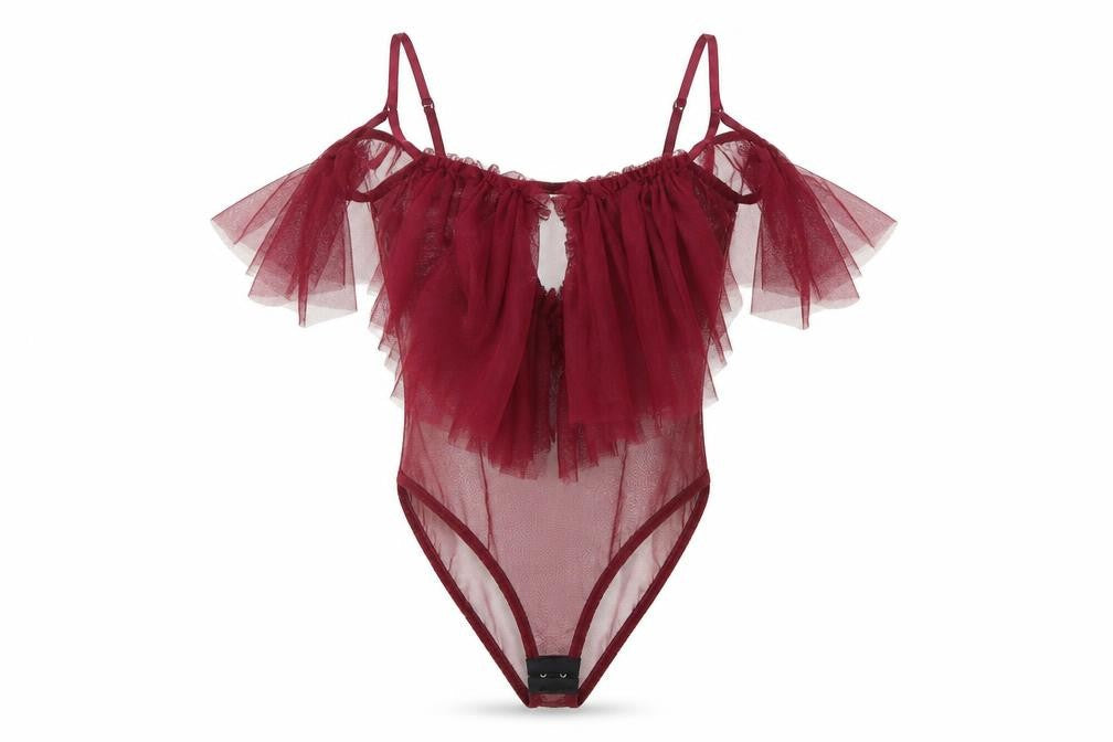 Womens UK Size M Just Your Outfit One-Piece Purple Bodysuit
