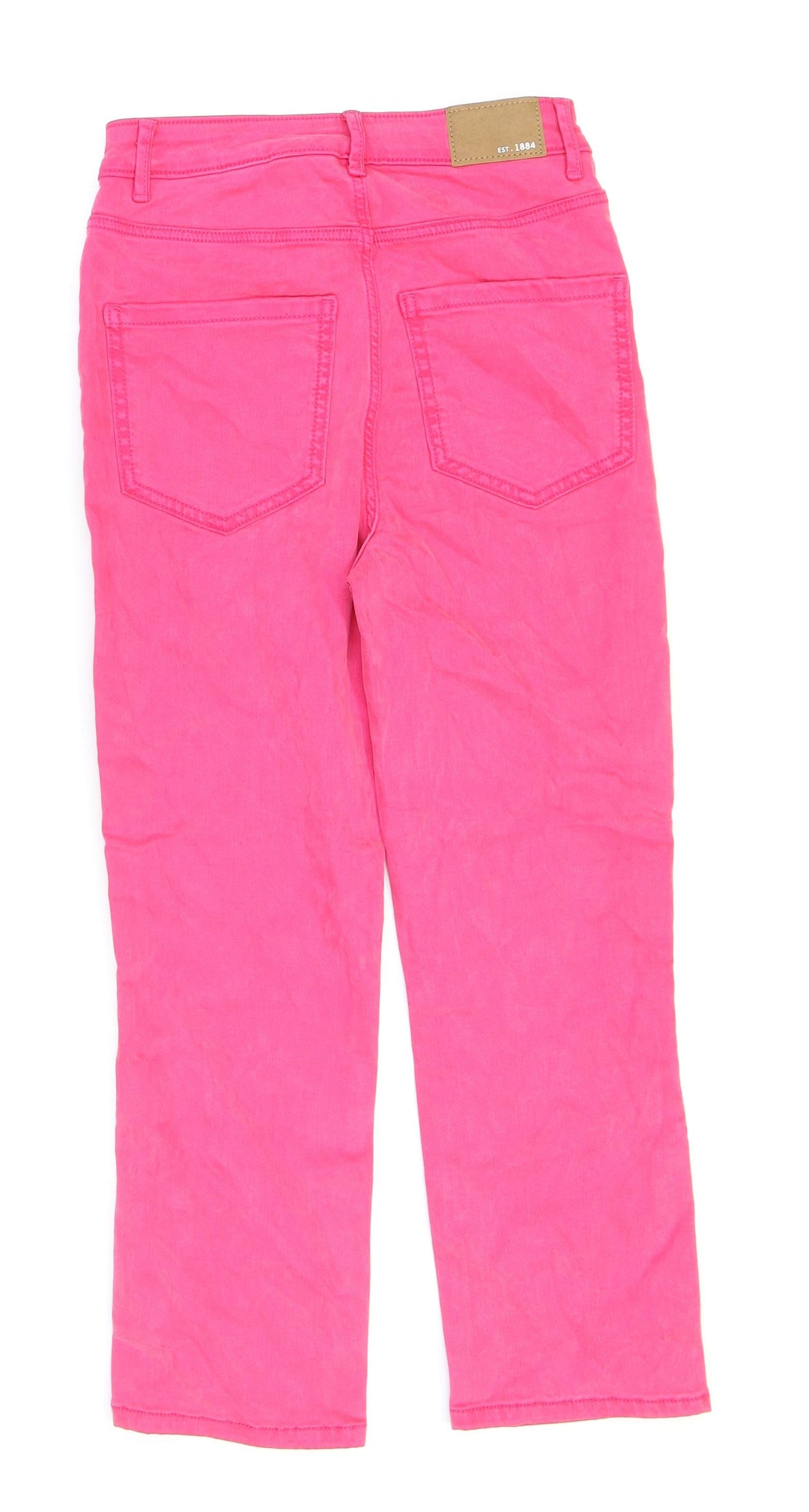 Womens UK Size 6 Marks and Spencer Regular Fit Straight Pink Jeans