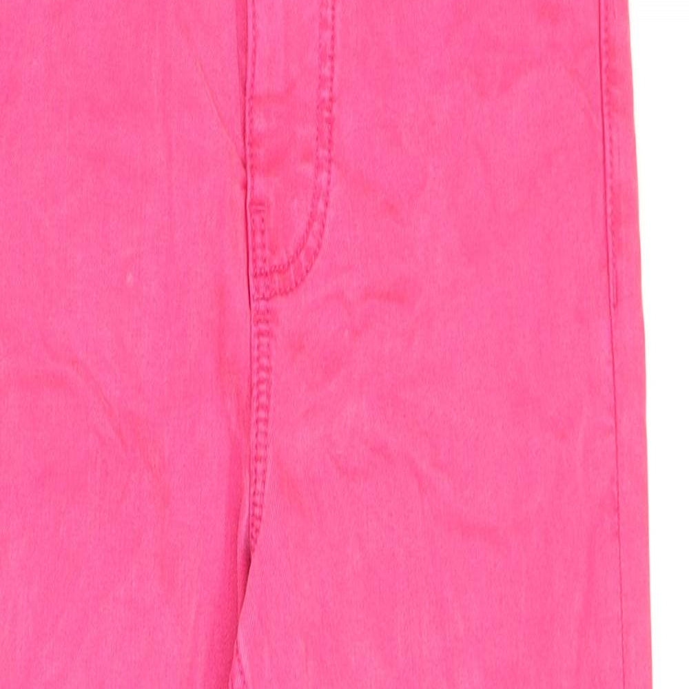 Womens UK Size 6 Marks and Spencer Regular Fit Straight Pink Jeans