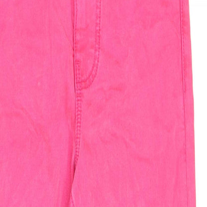 Womens UK Size 6 Marks and Spencer Regular Fit Straight Pink Jeans