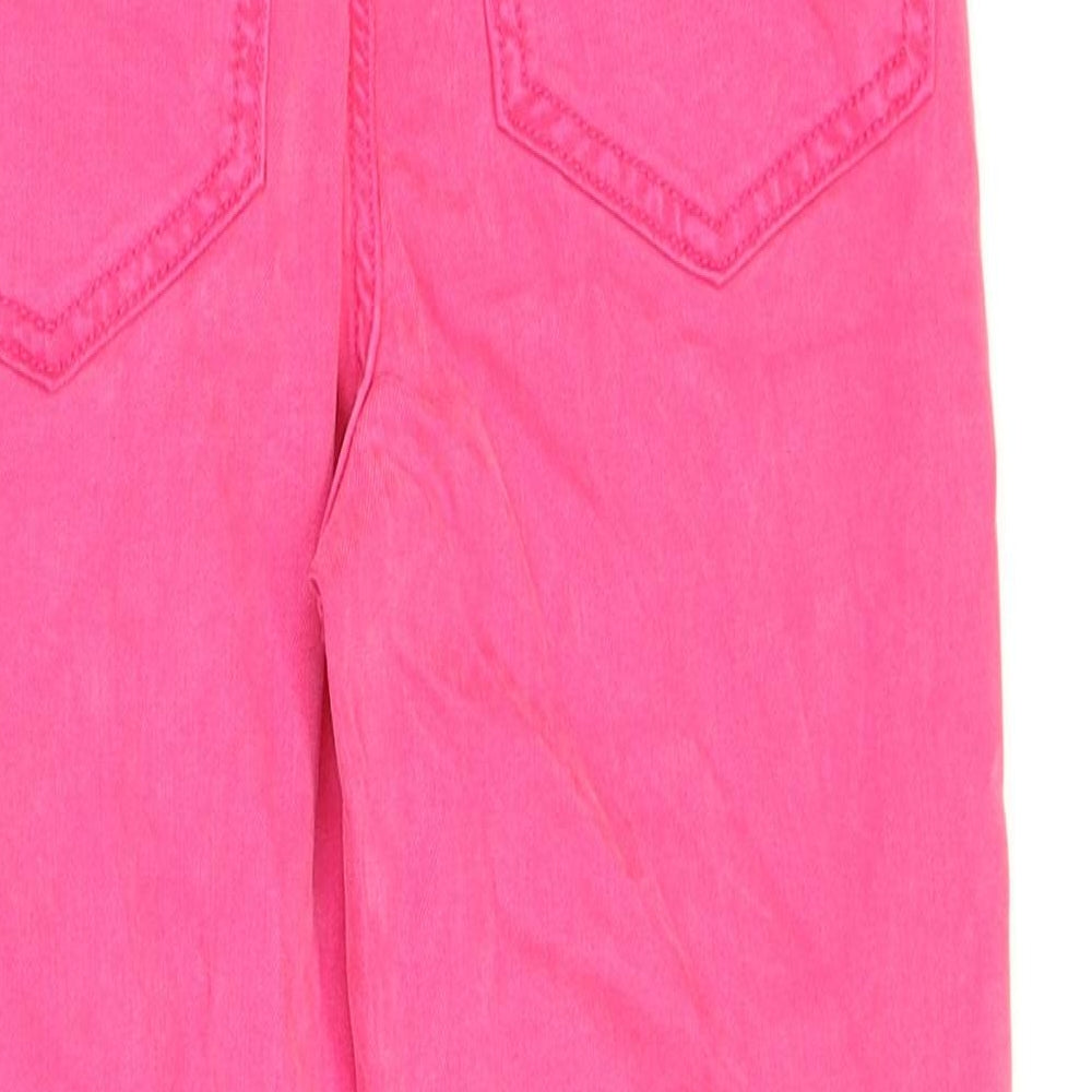 Womens UK Size 6 Marks and Spencer Regular Fit Straight Pink Jeans