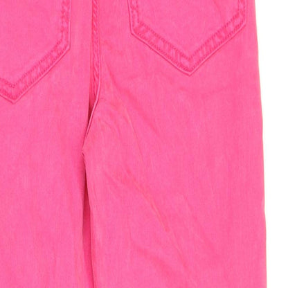 Womens UK Size 6 Marks and Spencer Regular Fit Straight Pink Jeans