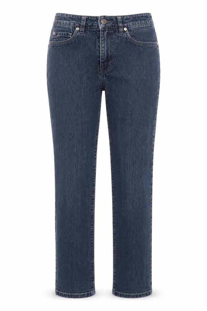 Womens UK Size 8 Pure Regular Fit Straight Blue Jeans