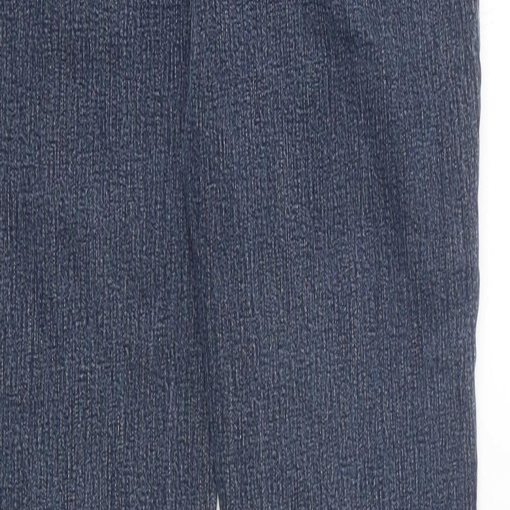 Pure Womens Blue 100% Cotton Straight Jeans Size 8 L30 in Regular Zip