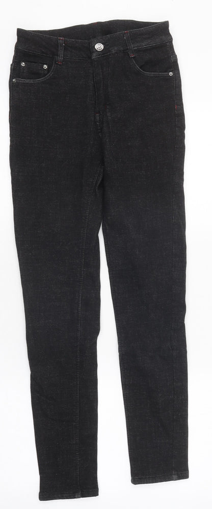 Womens UK Size 26 in Preworn Regular Fit Skinny Black Jeans