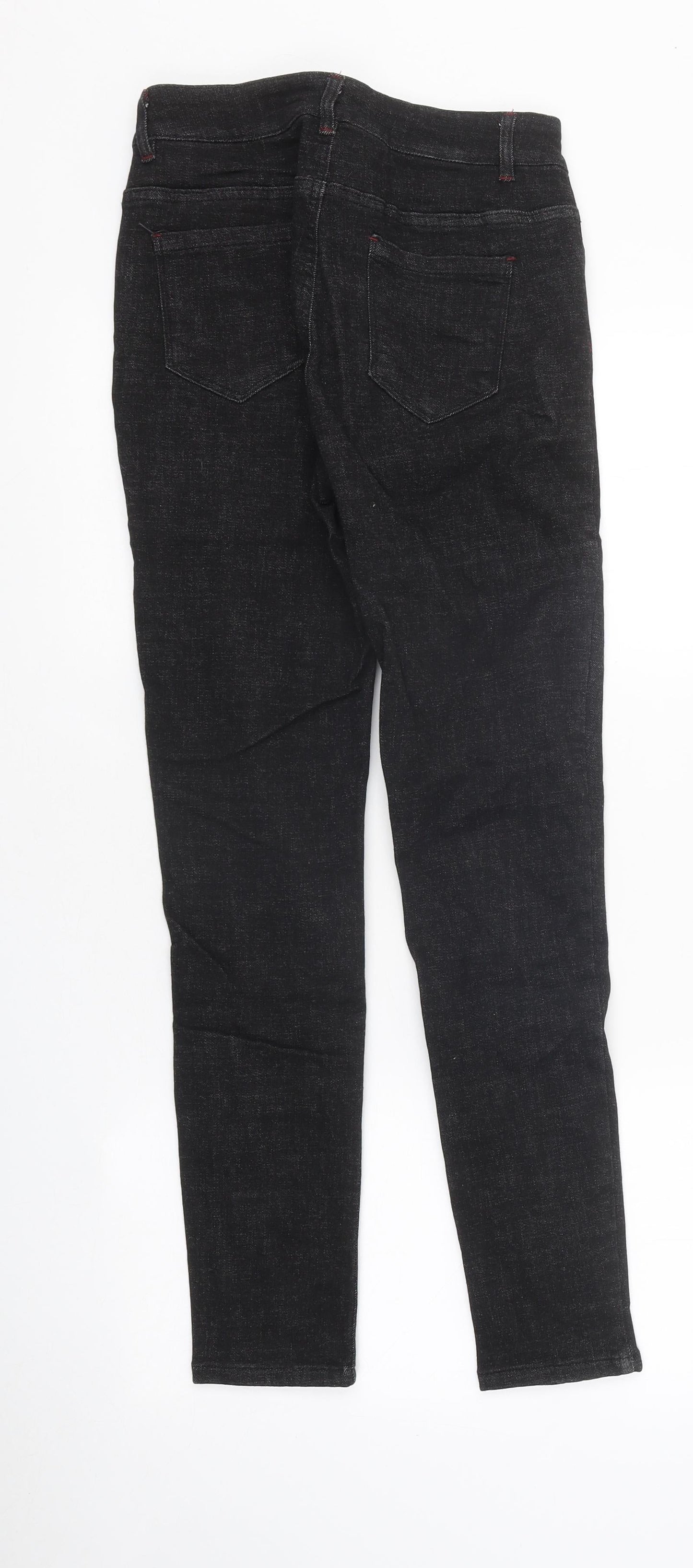 Womens UK Size 26 in Preworn Regular Fit Skinny Black Jeans