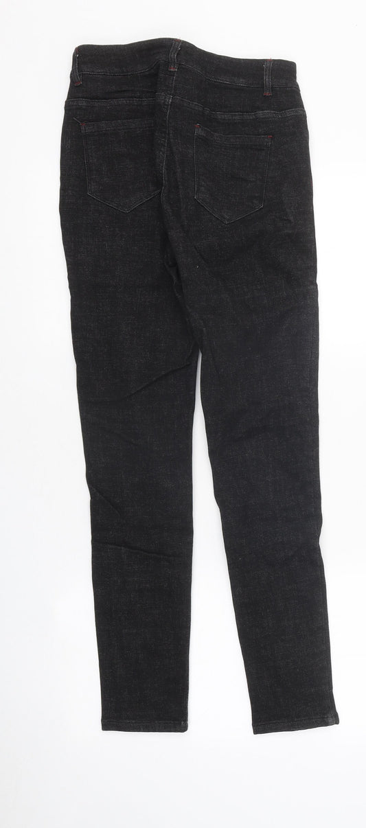 Womens UK Size 26 in Preworn Regular Fit Skinny Black Jeans