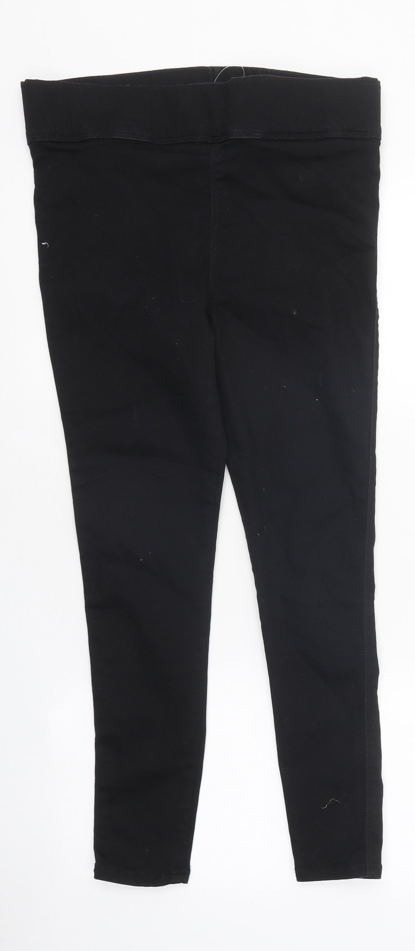 Very Womens Black 100% Cotton Flared Jeans Size 14 L28 in Regular