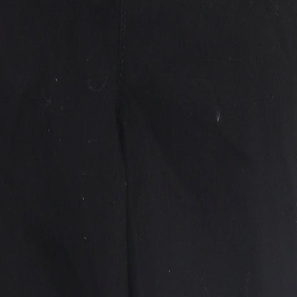 Very Womens Black 100% Cotton Flared Jeans Size 14 L28 in Regular