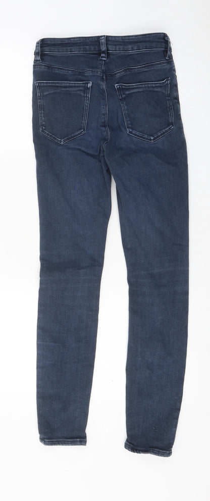 ASOS Womens Blue 100% Cotton Skinny Jeans Size 26 in L29 in Regular Zip