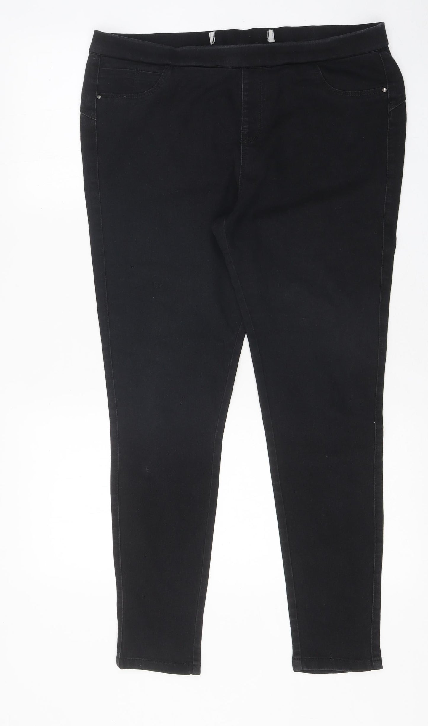Womens UK Size 36 in Preworn Regular Fit Jegging Black Jeans