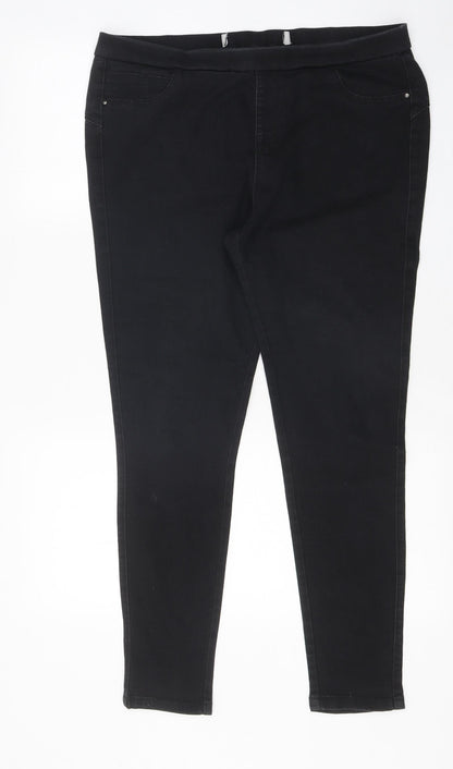 Womens UK Size 36 in Preworn Regular Fit Jegging Black Jeans