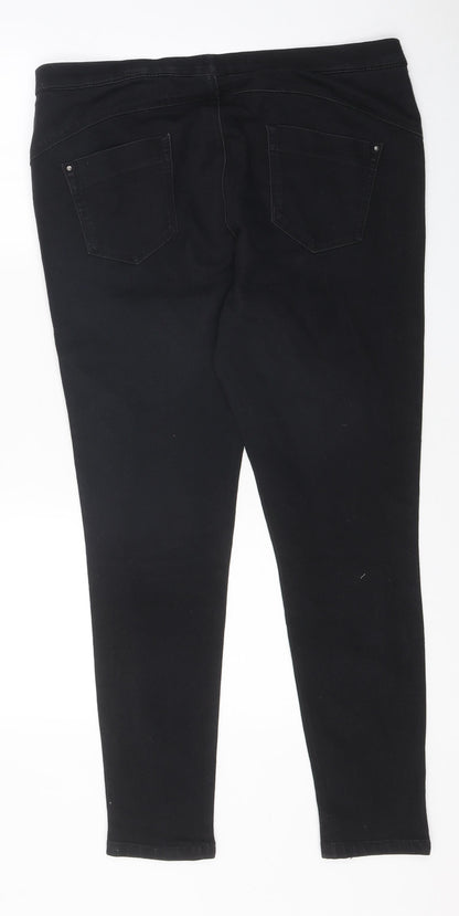 Womens UK Size 36 in Preworn Regular Fit Jegging Black Jeans