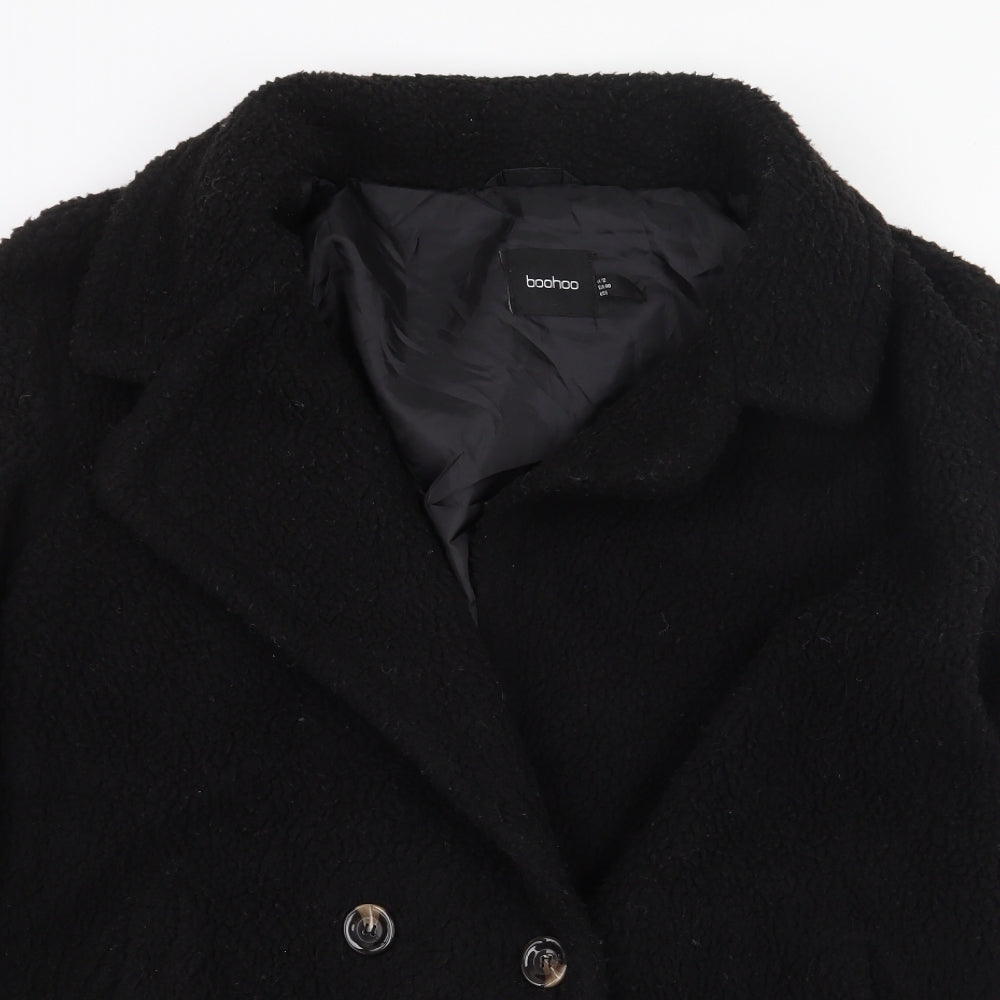 Womens UK Size 12 Boohoo Black Jacket