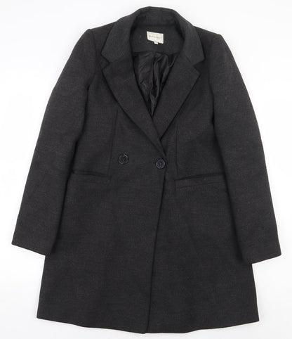 Womens UK Size 6 Warehouse Grey Pea Coat