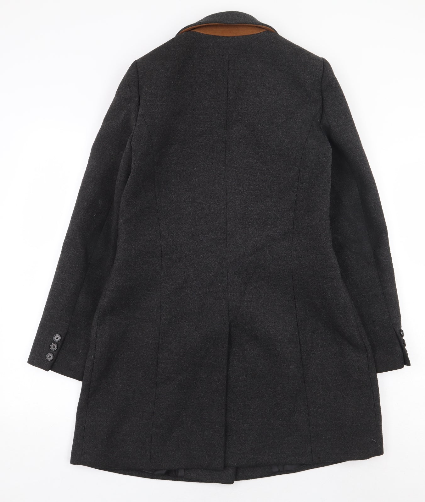 Womens UK Size 6 Warehouse Grey Pea Coat