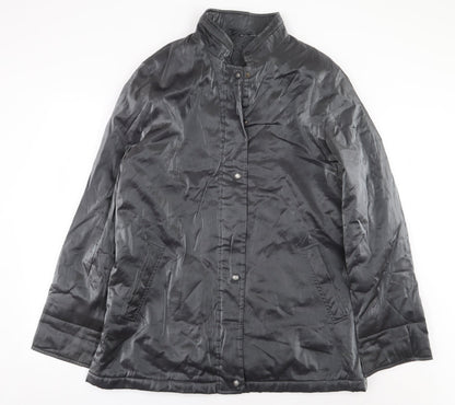 Womens UK Size M Bonmarché Grey Rain Coat