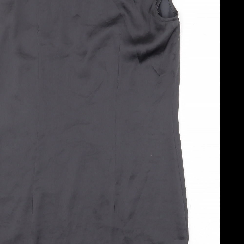 Womens UK Size 12 H&M Grey Basic Blouse