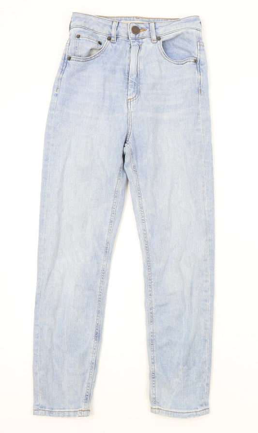 ASOS Mens Blue Cotton Skinny Jeans Size 26 in L30 in Regular Zip