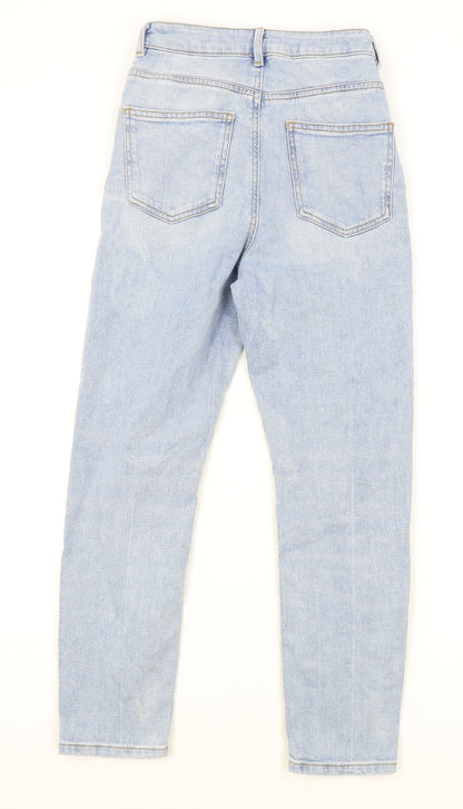 ASOS Mens Blue Cotton Skinny Jeans Size 26 in L30 in Regular Zip