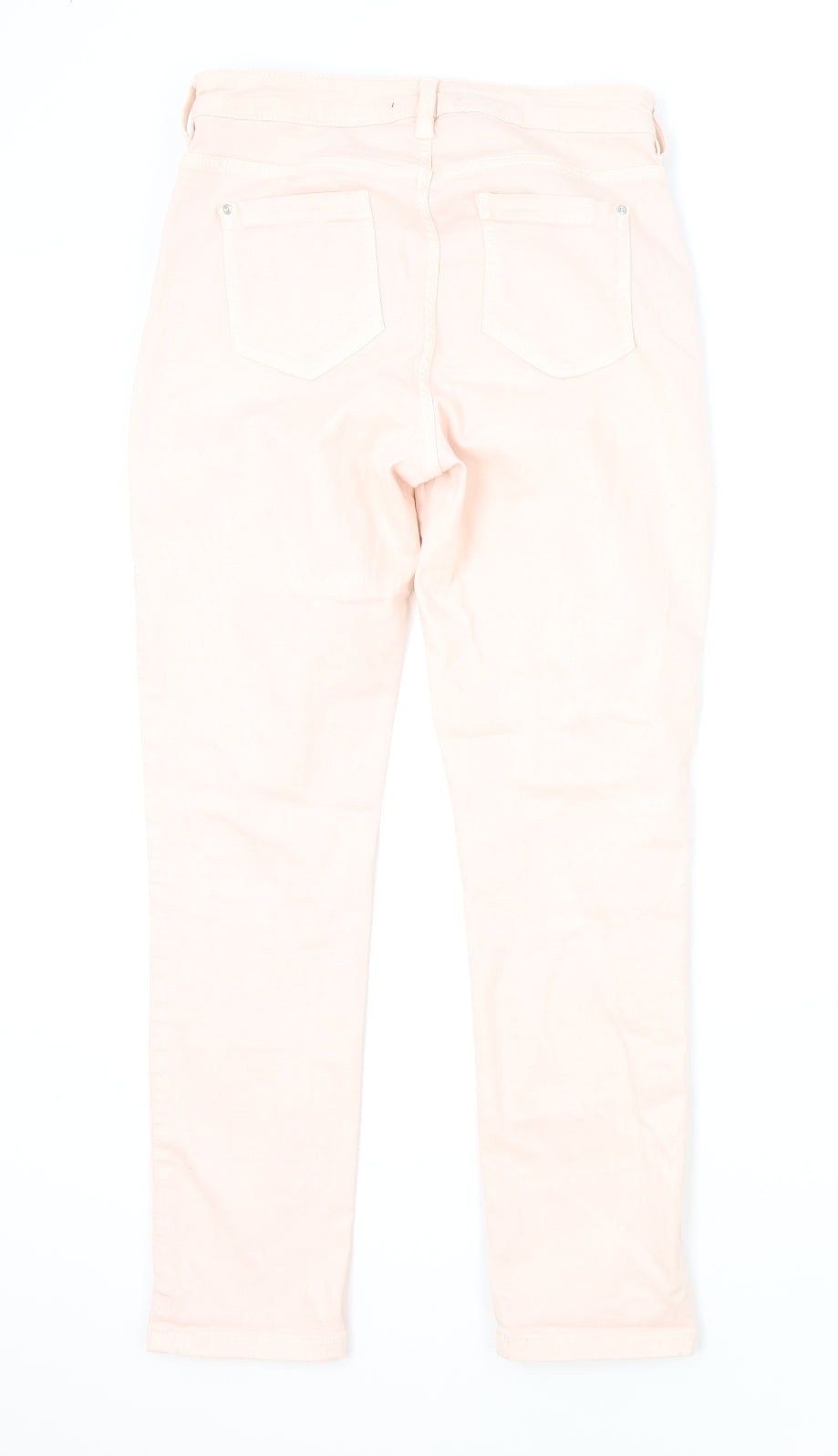 Womens UK Size 8 Blue 73 Regular Fit Skinny Pink Jeans