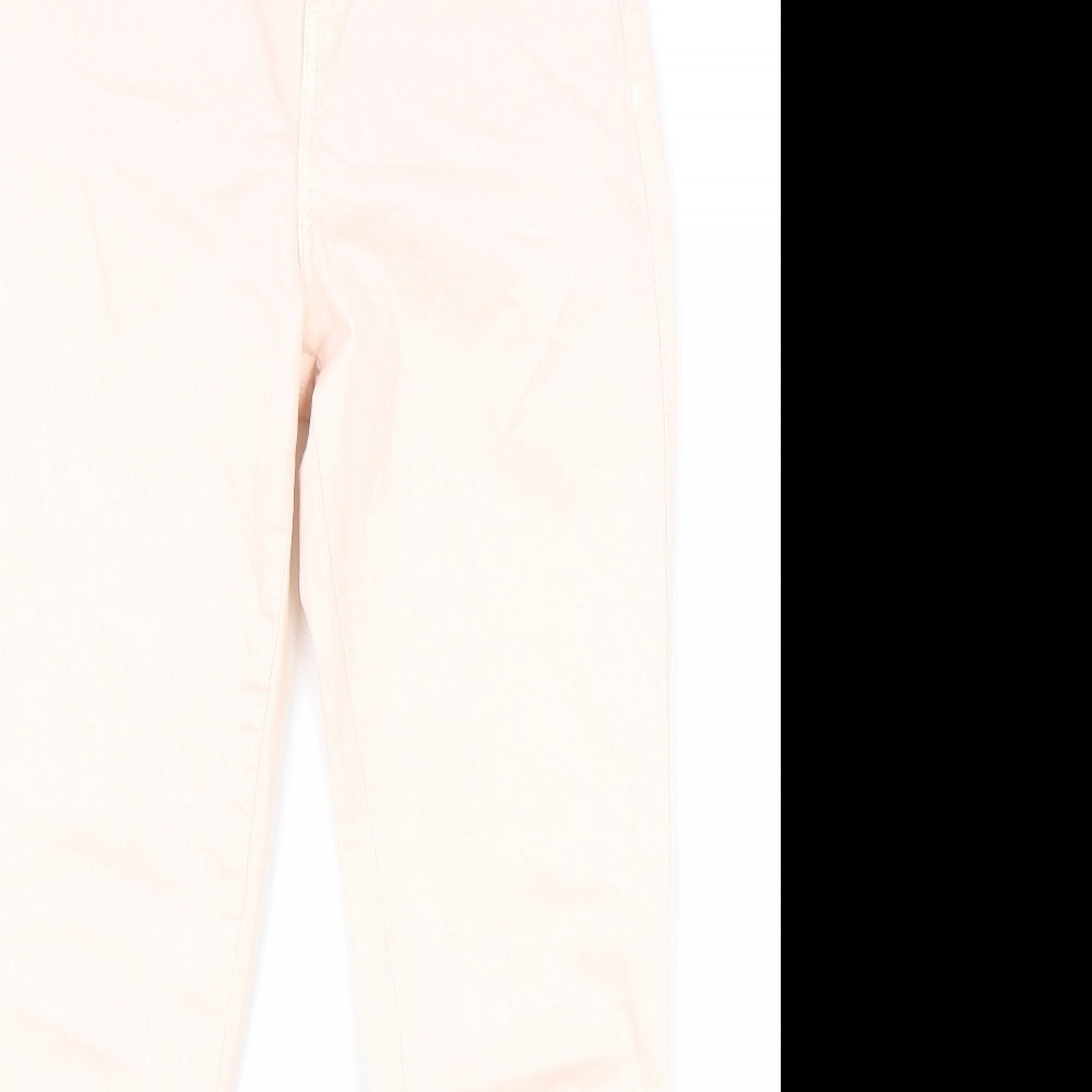 Womens UK Size 8 Blue 73 Regular Fit Skinny Pink Jeans