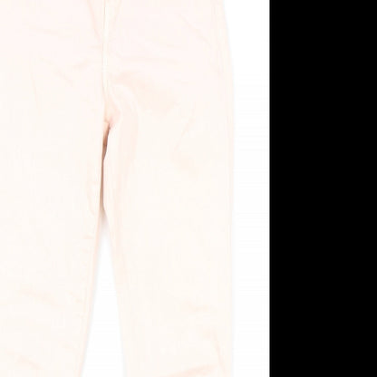Womens UK Size 8 Blue 73 Regular Fit Skinny Pink Jeans