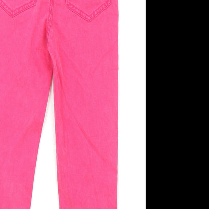 Womens UK Size 6 Marks and Spencer Regular Fit Skinny Pink Jeans