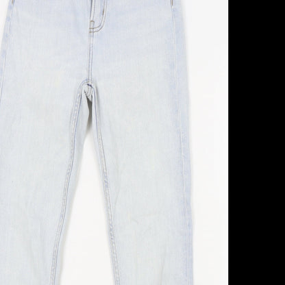 Primark Womens Blue Cotton Skinny Jeans Size 8 L26 in Regular Zip