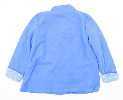 Womens UK Size L Anne De Lancay Blue Jacket