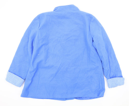 Womens UK Size L Anne De Lancay Blue Jacket