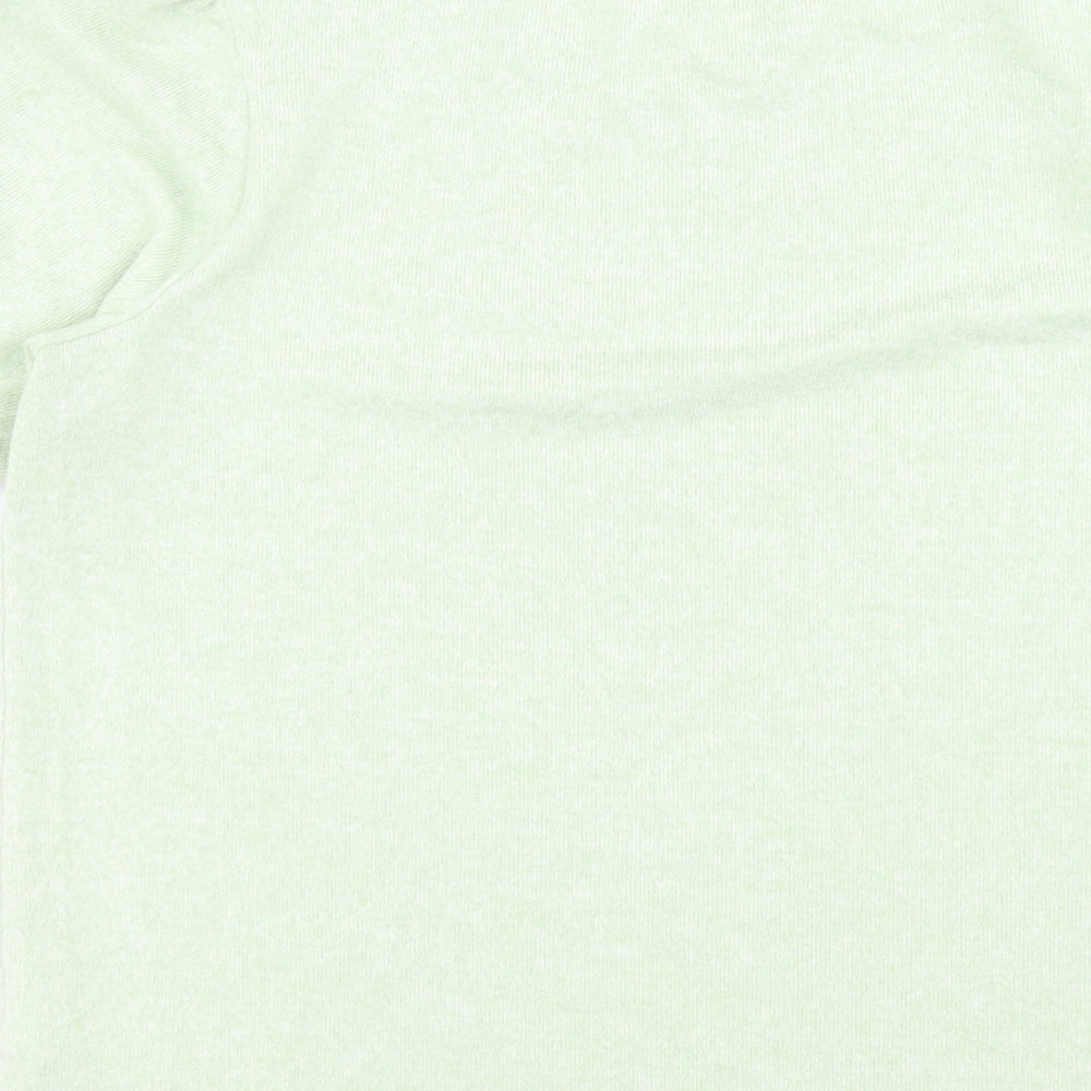 Womens UK Size 14 M&Co Green Basic T-Shirt
