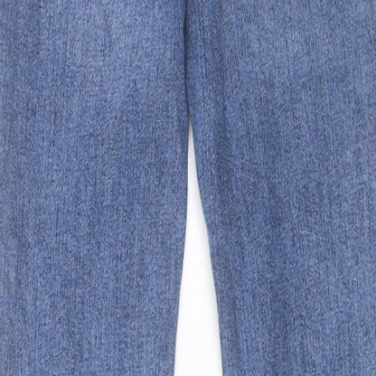 NEXT Womens Blue Cotton Skinny Jeans Size 26 in L27 in Regular Button