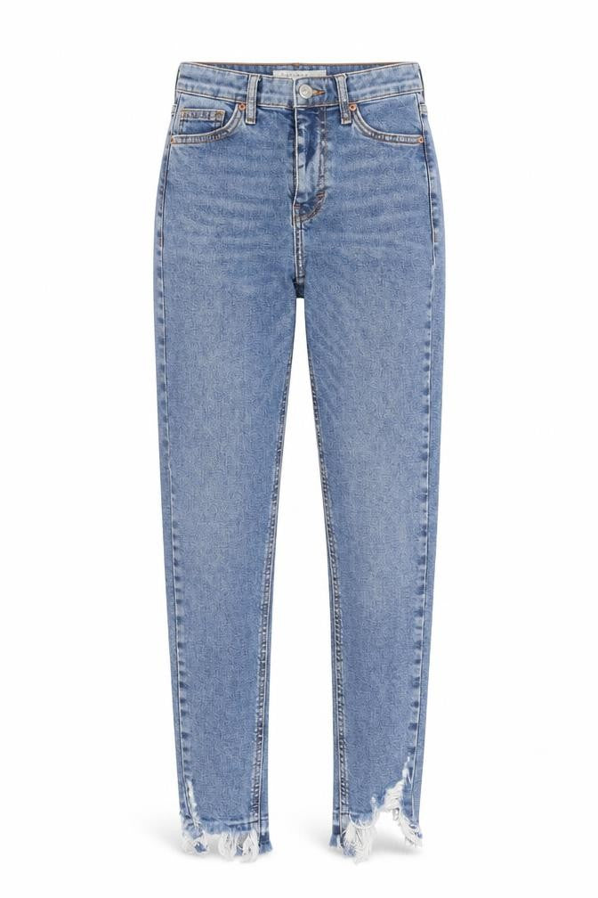 Womens UK Size 25 in Topshop Regular Fit Skinny Blue Jeans