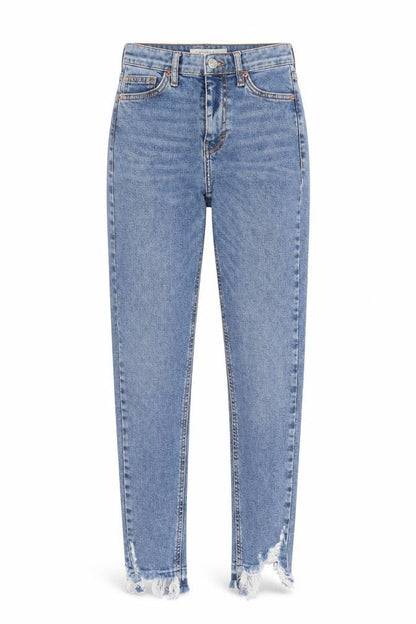 Womens UK Size 25 in Topshop Regular Fit Skinny Blue Jeans