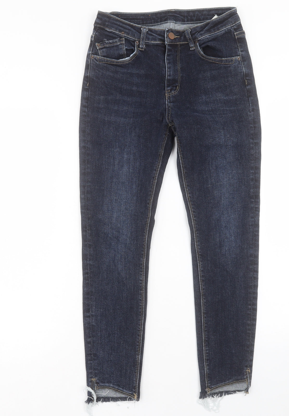 Womens UK Size 28 in Preworn Regular Fit Skinny Blue Jeans