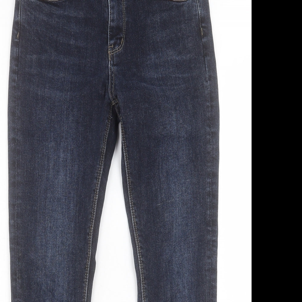 Womens UK Size 28 in Preworn Regular Fit Skinny Blue Jeans