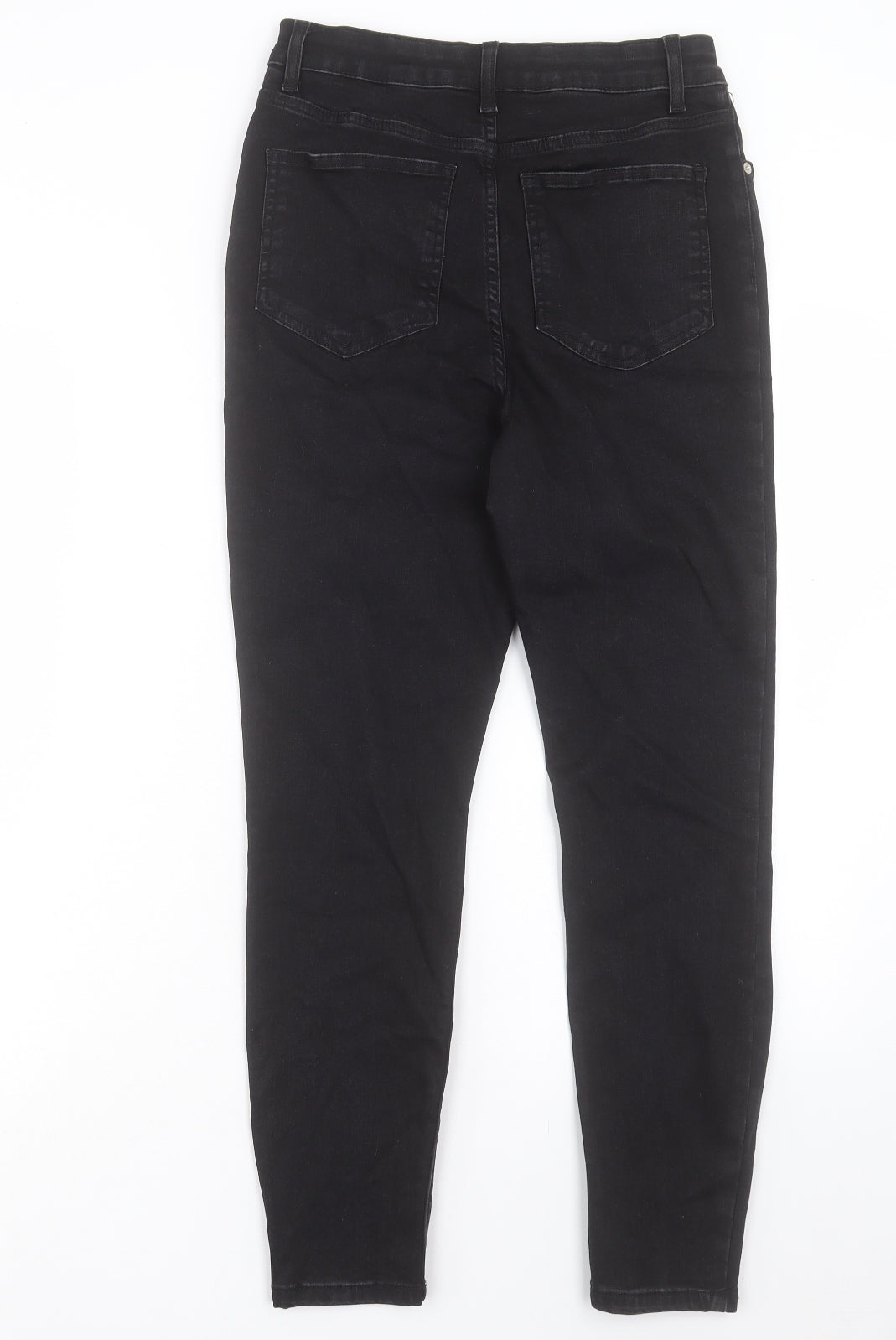 ASOS Womens Black Cotton Skinny Jeans Size 30 in L30 in Regular Button